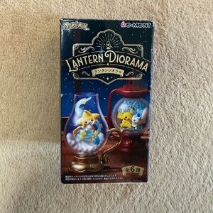 Lanturn Pokemon Lantern Diorama with Blue and Gold Accents. Package unopened.